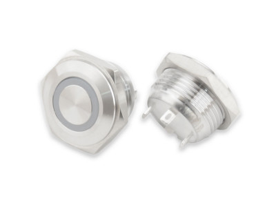 ABM 16mm Low Profile - LED - Stainless